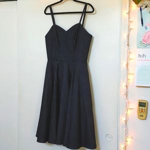 PinUp Girl Audrey dress in Blue Denim